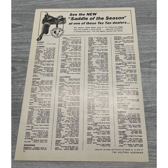 Lee Riders Denim Western Apparel Vintage Print Ad 1970s Jack Roddy Rodeo - Picture 3 of 6